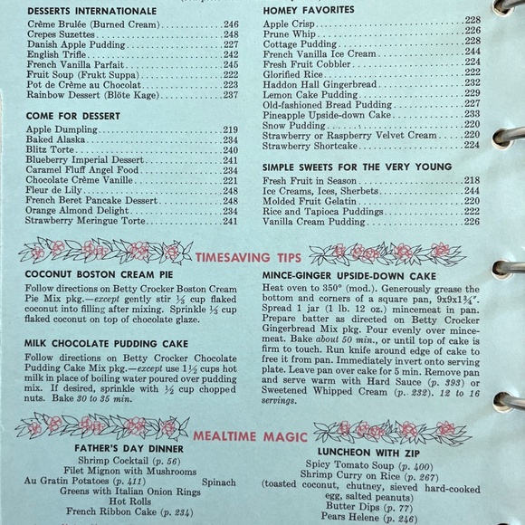 Betty Crocker's New Picture Cook Book 1st Ed 1961 Cookbook Binder Hardcover - Picture 6 of 14